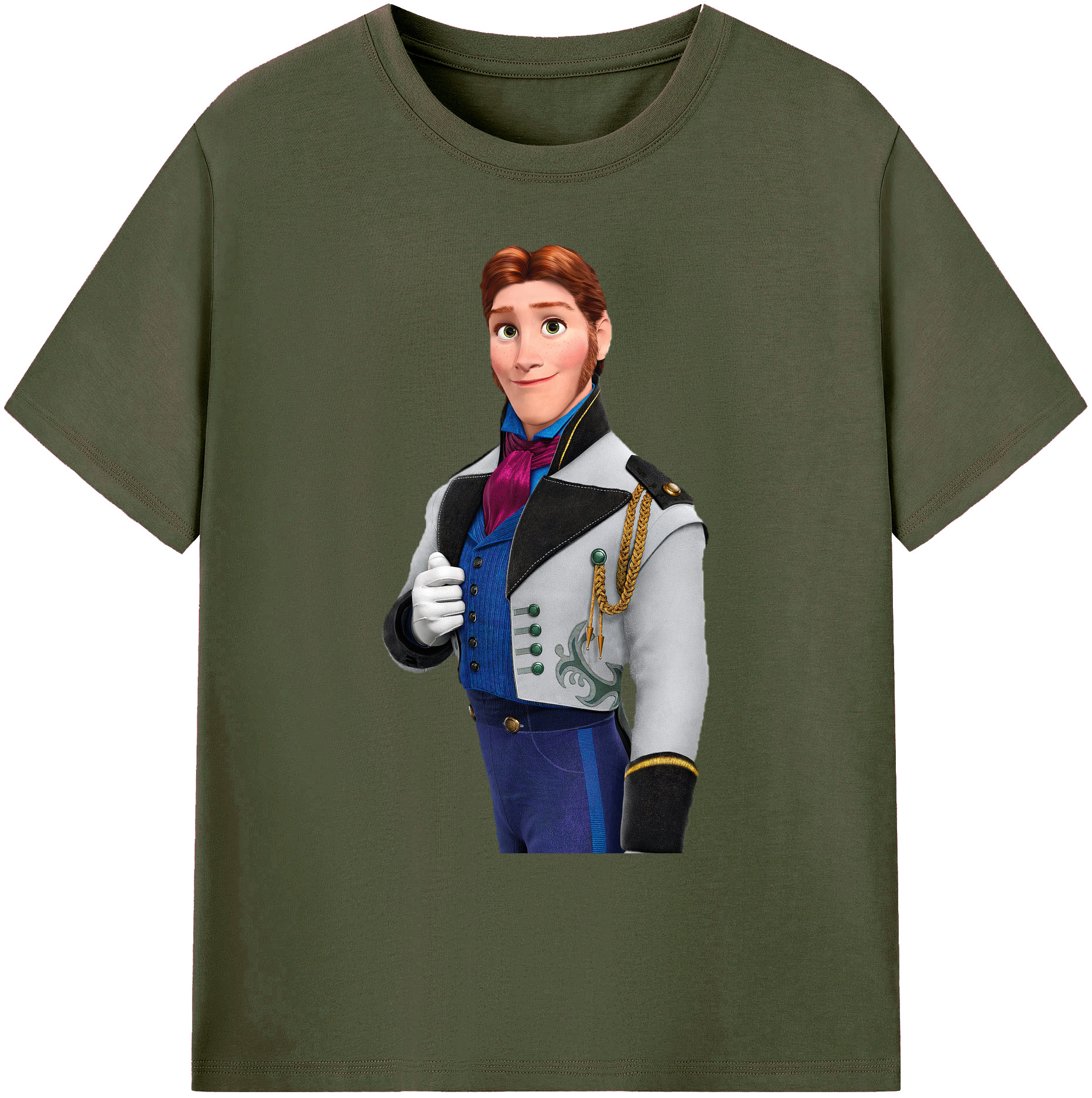 （画像用） アナと雪の女王 アンナ エルサ Frozen Anna Elsa 綿100％ メンズ半袖Tシャツ｜肌触りやわらか＆通気性